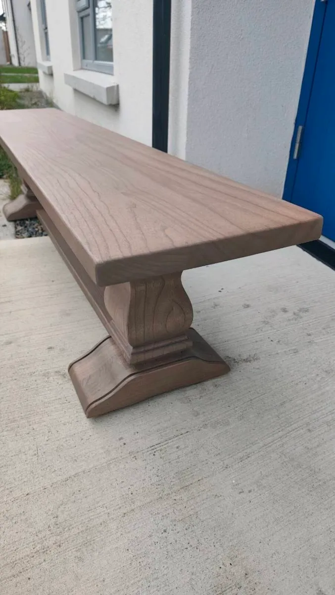 Dining Bench 200cm Vintage Ash Monastery - Image 3