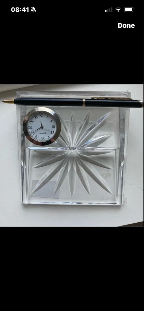 Waterford Crystal Desk Clock - Image 3