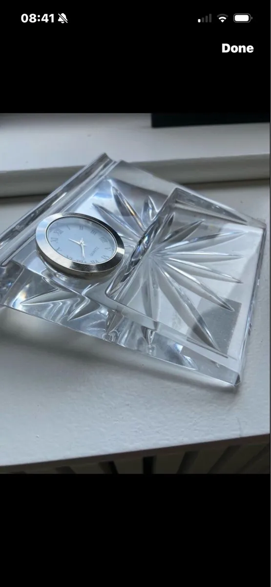 Waterford Crystal Desk Clock - Image 2