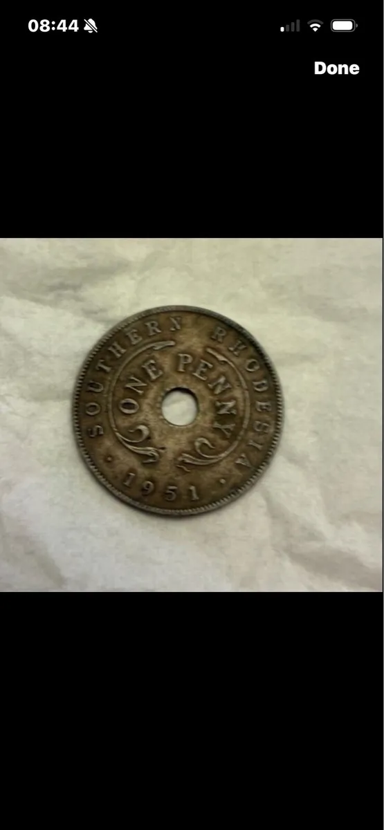 Vintage Southern Rhodesia One Penny - Image 2