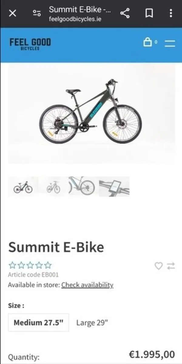 Electric bicycle Bluebird Summit M - Image 3