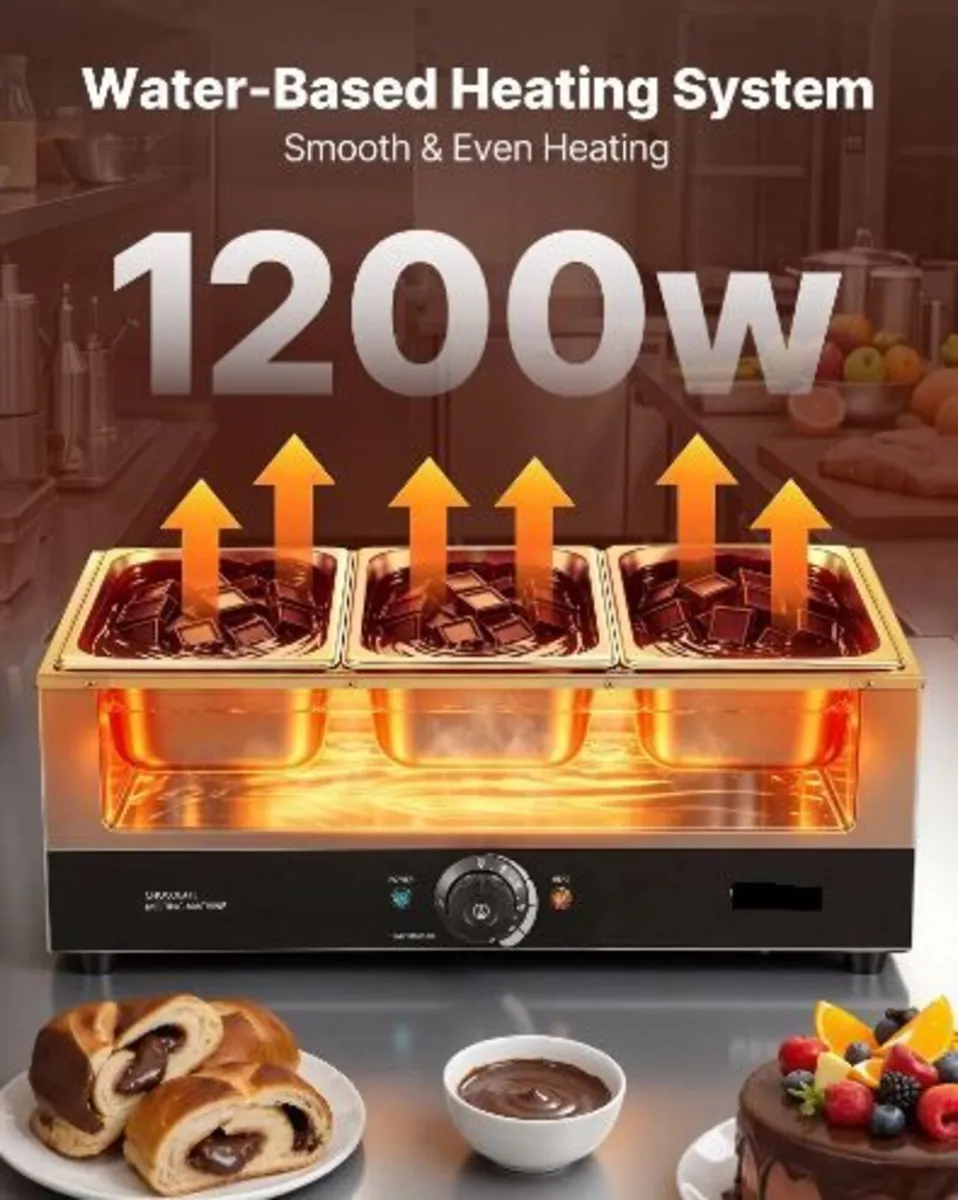 Chocolate Melting Machine, 3 Tanks - Image 2