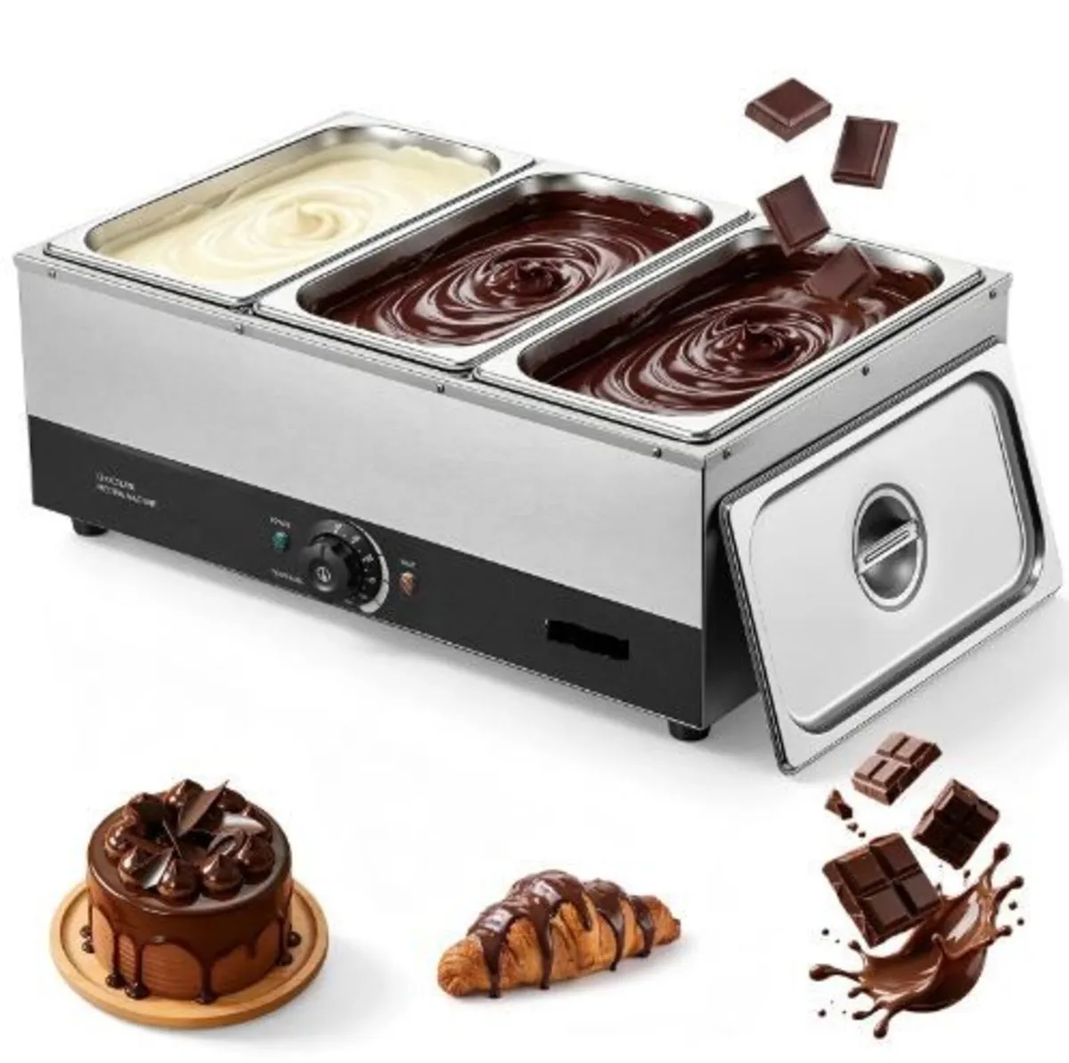 Chocolate Melting Machine, 3 Tanks - Image 1
