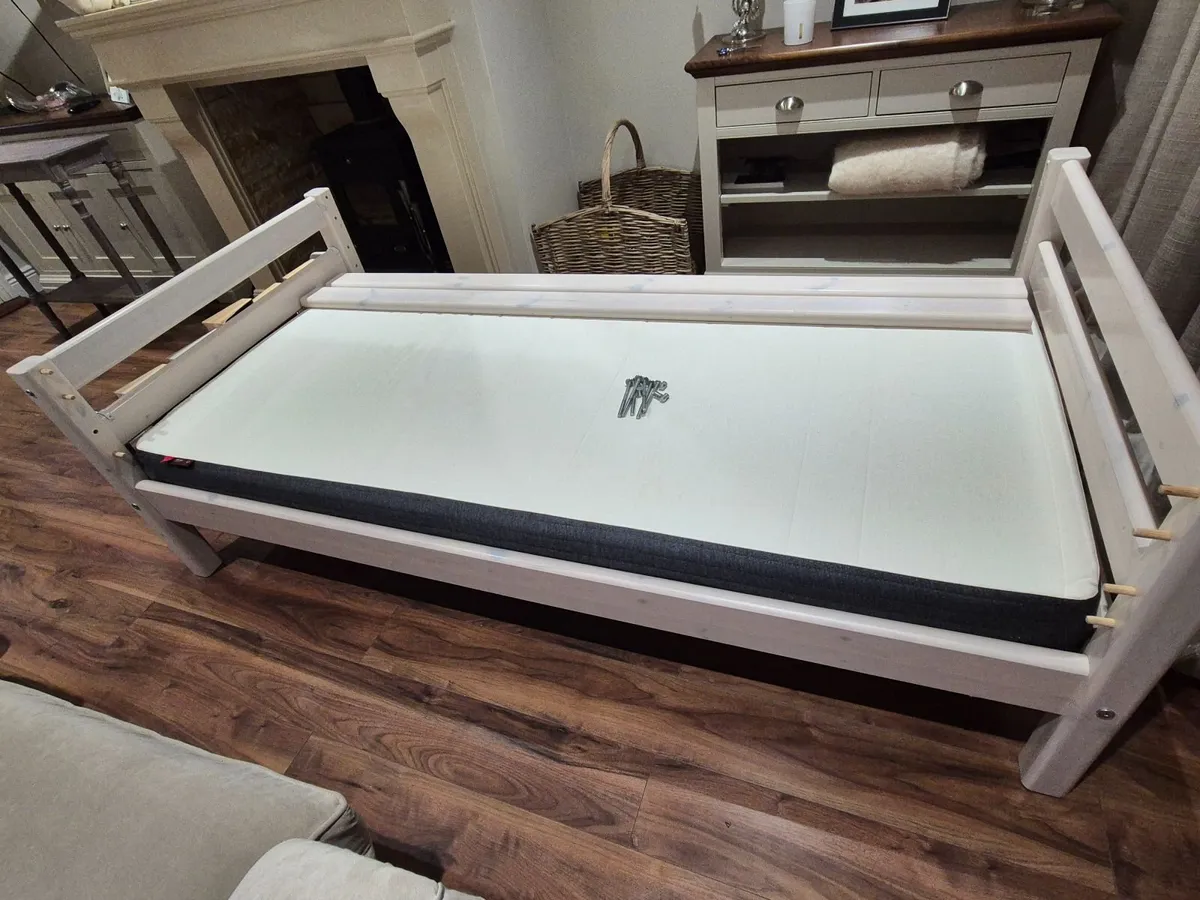 Kids - Flexa single bed with mattress - Image 1