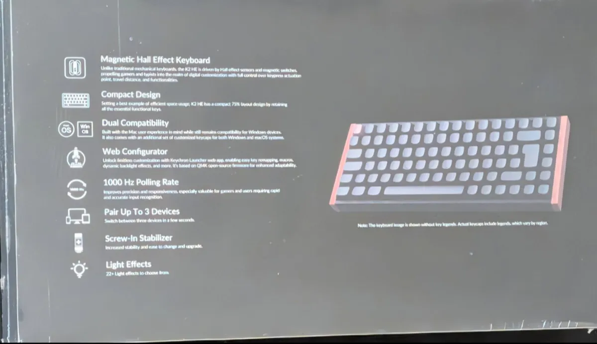 Keychron K2 KE magnetic keyboard (brand new) - Image 2