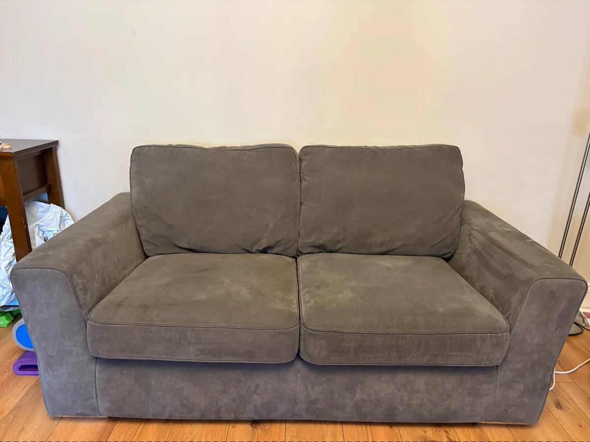2+3 Seater Couches Grey - Image 4