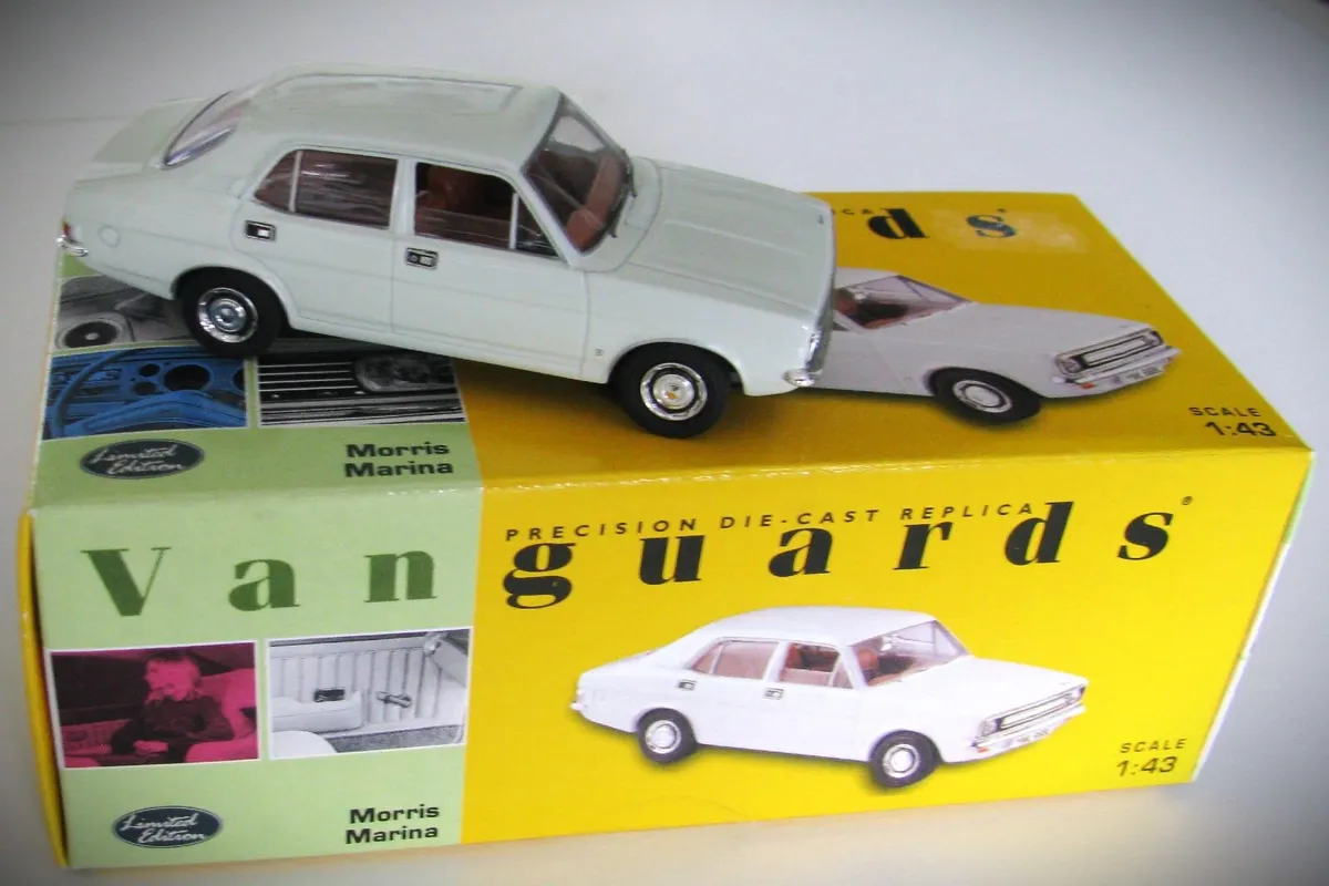 Diecast 1:43 Vanguards - Morris Marina White - Image 1
