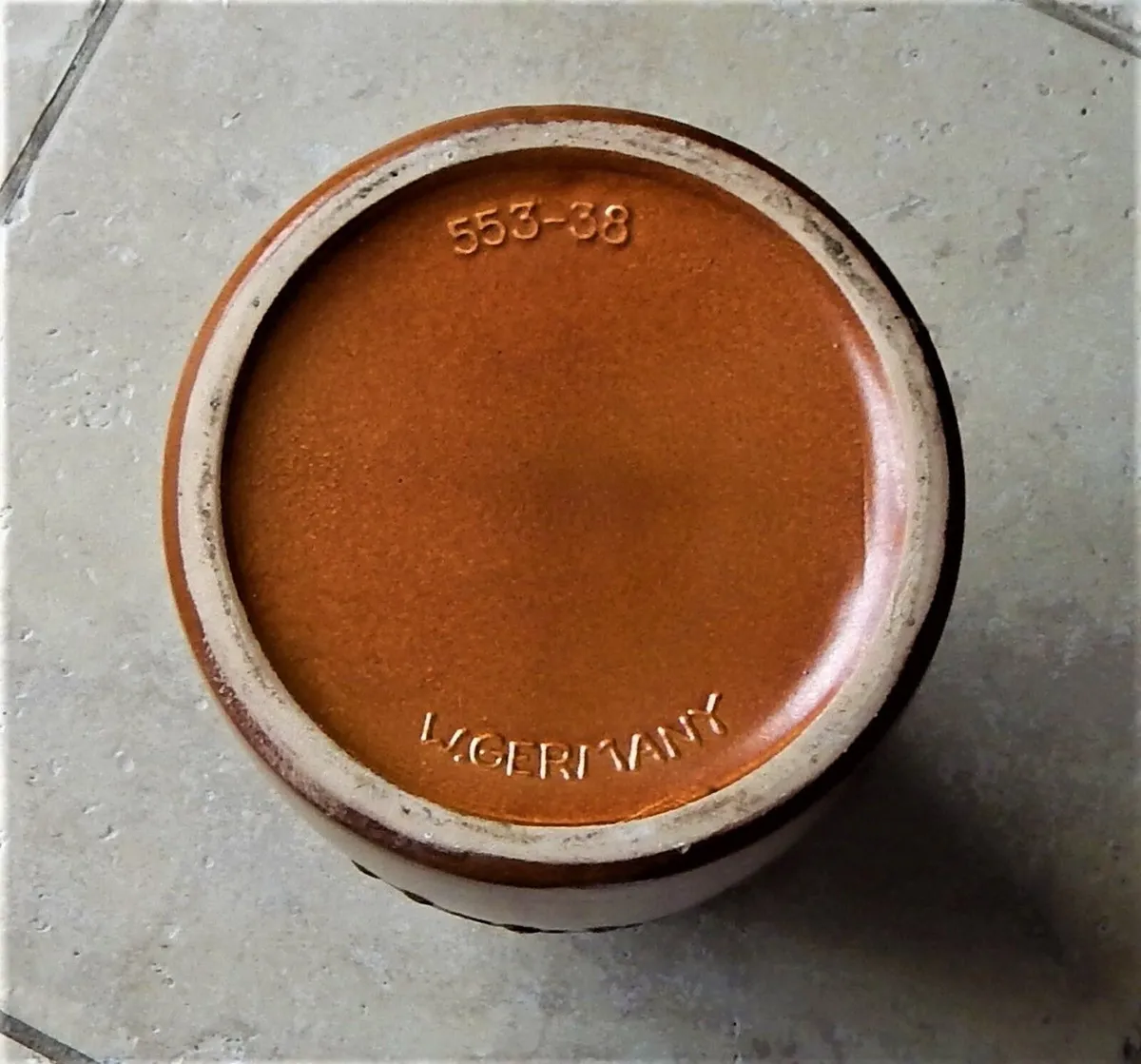 Vintage Large Art Pottery Glazed Vase - Image 4