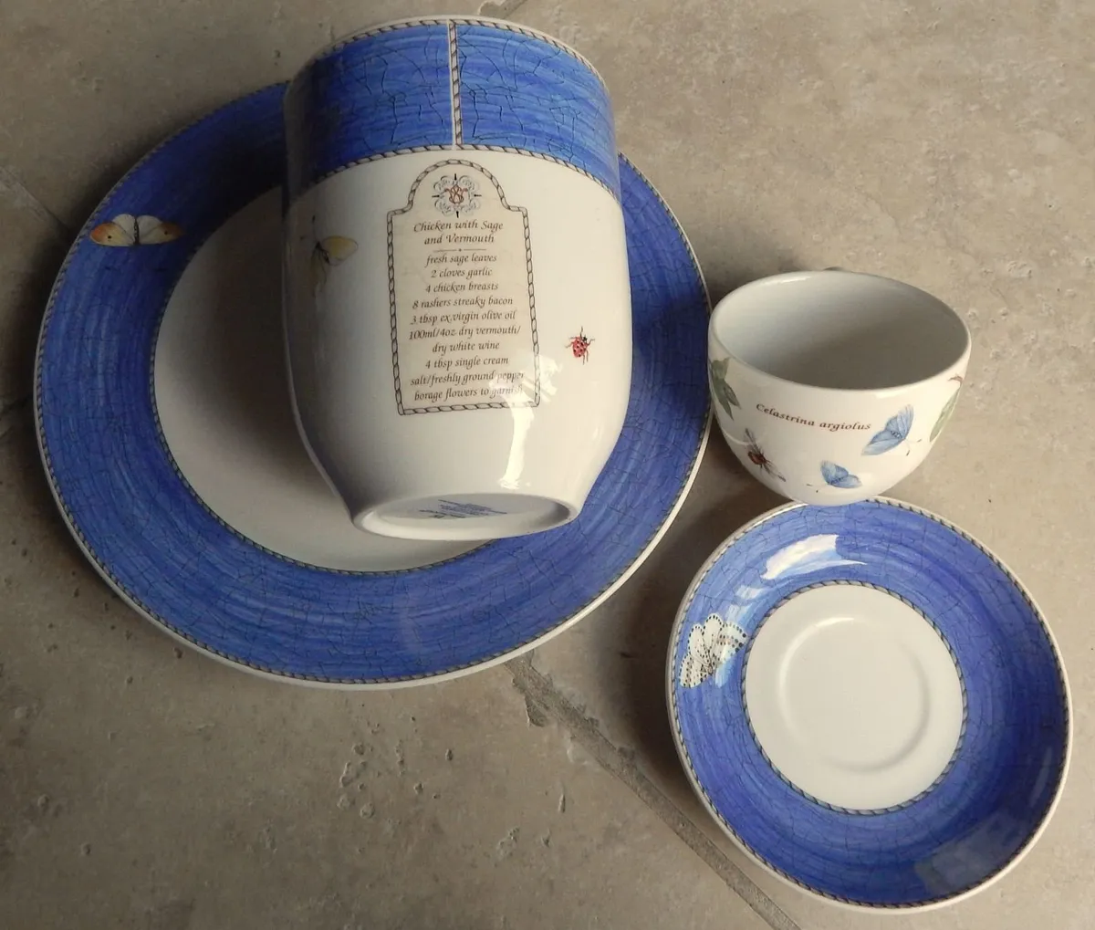 18 Piece Wedgwood ‘Sarah’s Garden’ Queen’s Ware - Image 4