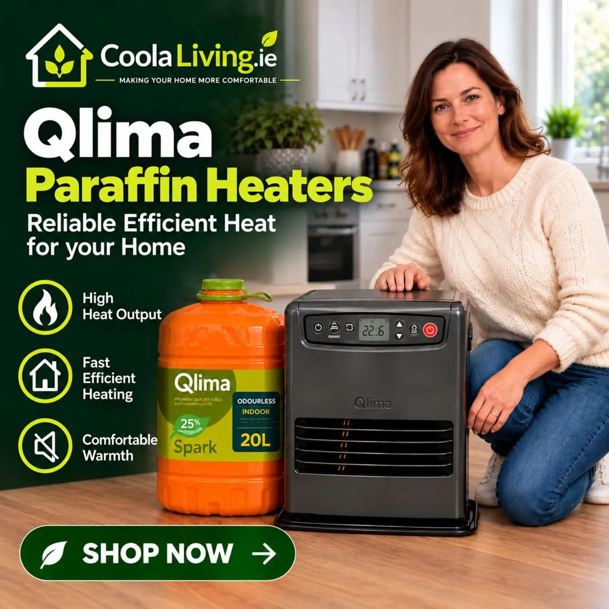 🔥 Qlima Indoor Paraffin Heaters –Comfortable Heat - Image 1
