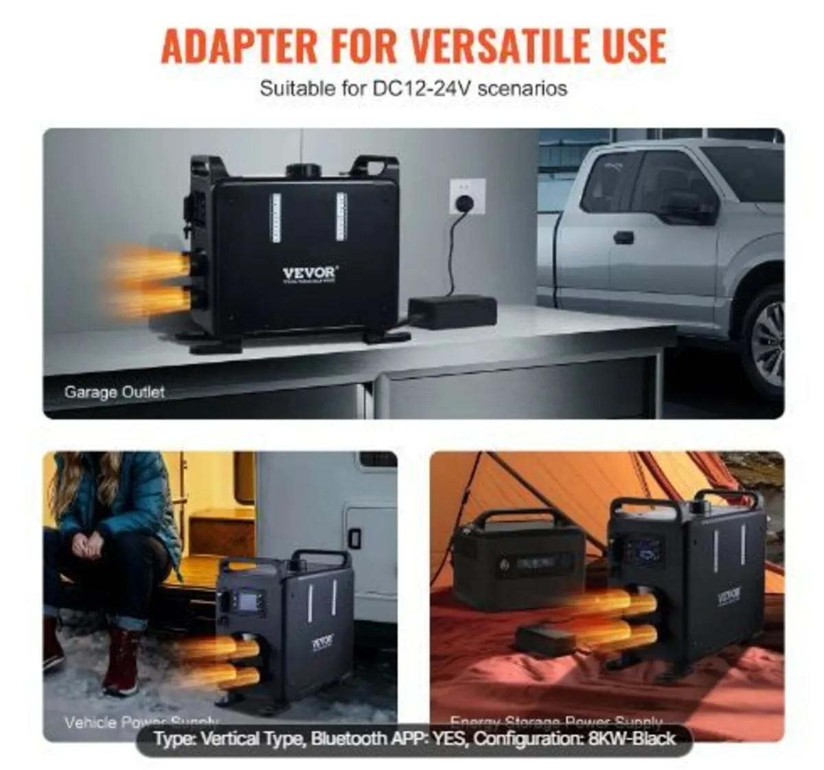 5-8KW Diesel Heater, 12V/24V - Image 3