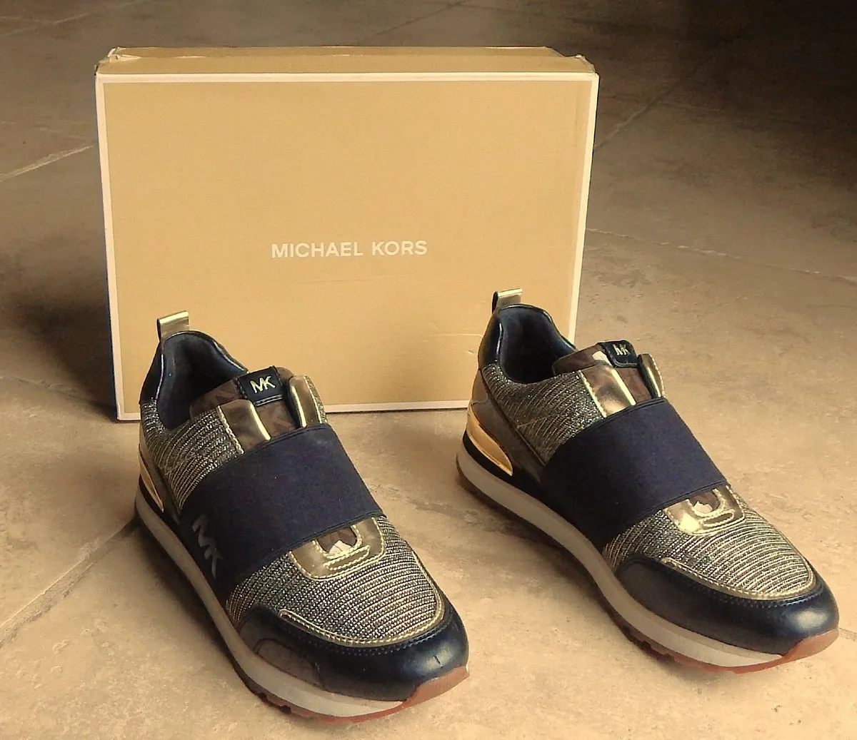 Pair of Ladies Michael Kors Trainers, New in Box - Image 1
