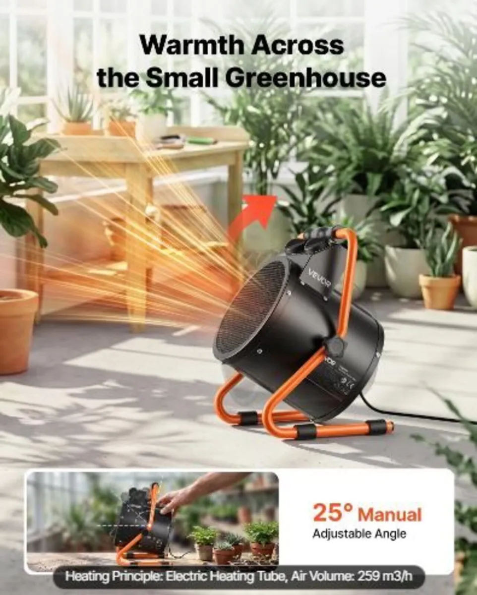 Greenhouse Heater, 2000W - Image 1