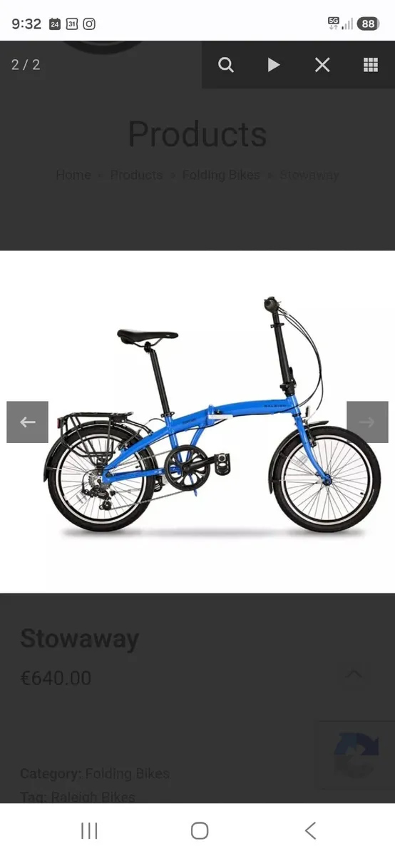 Bike foldable
