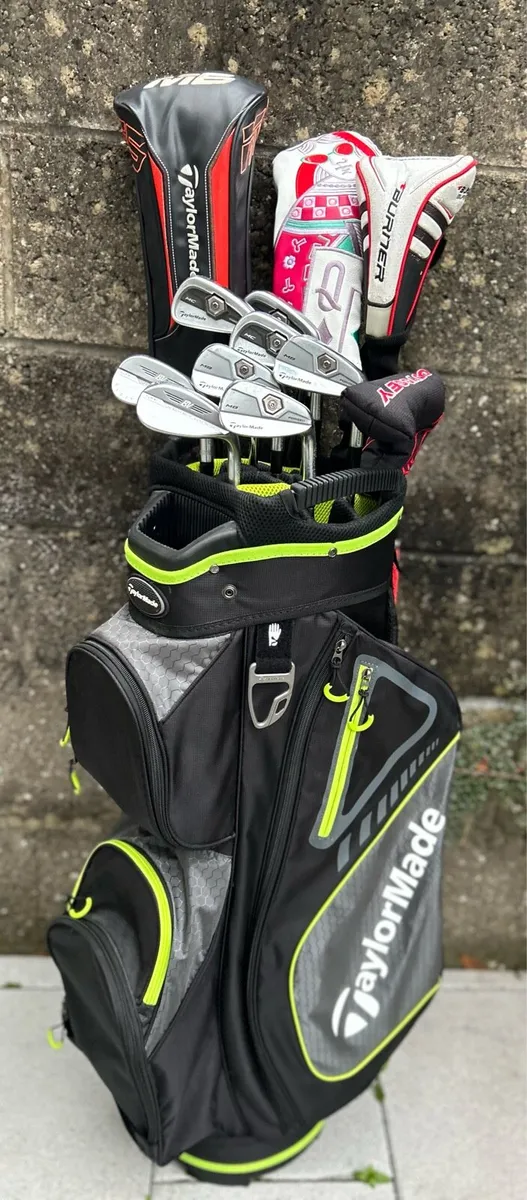 Full set of Taylormade golf clubs - Image 1