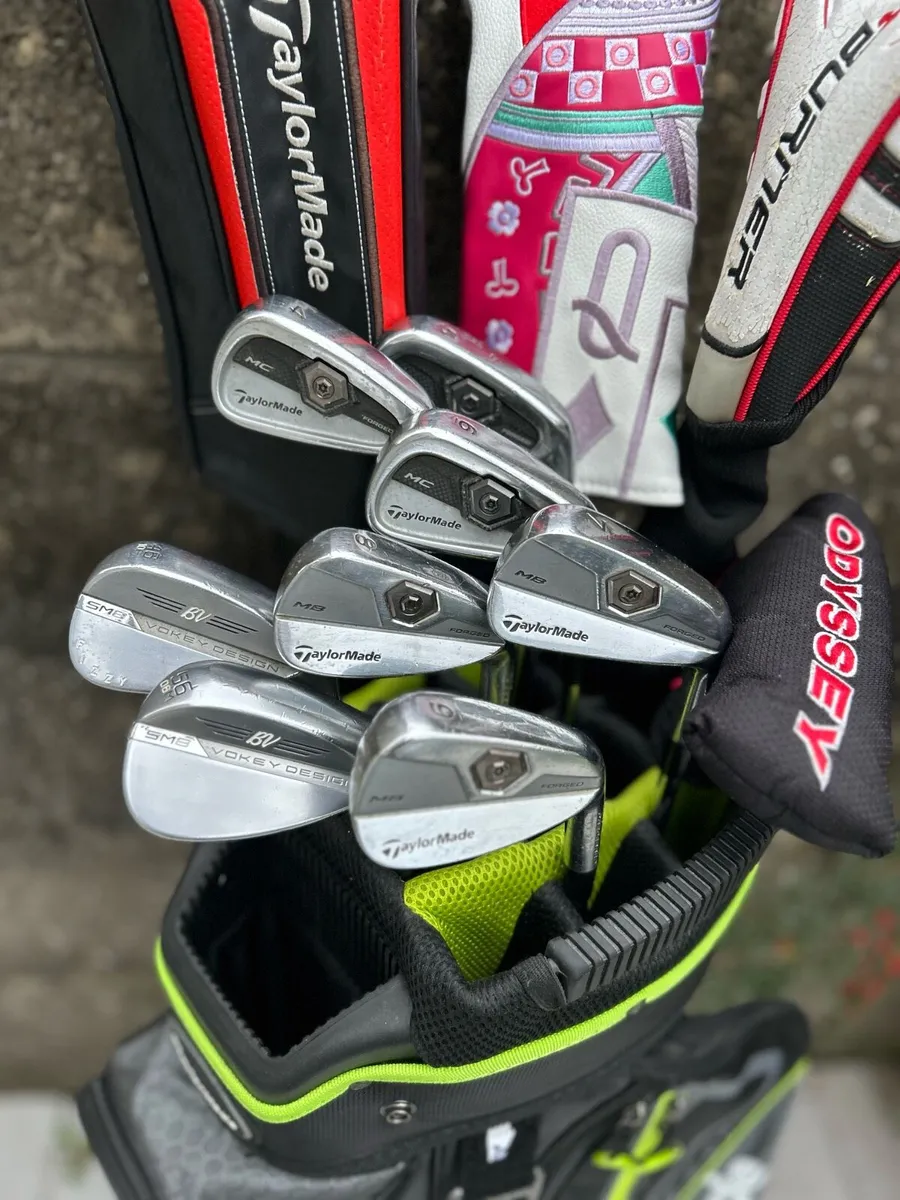 Full set of Taylormade golf clubs - Image 2