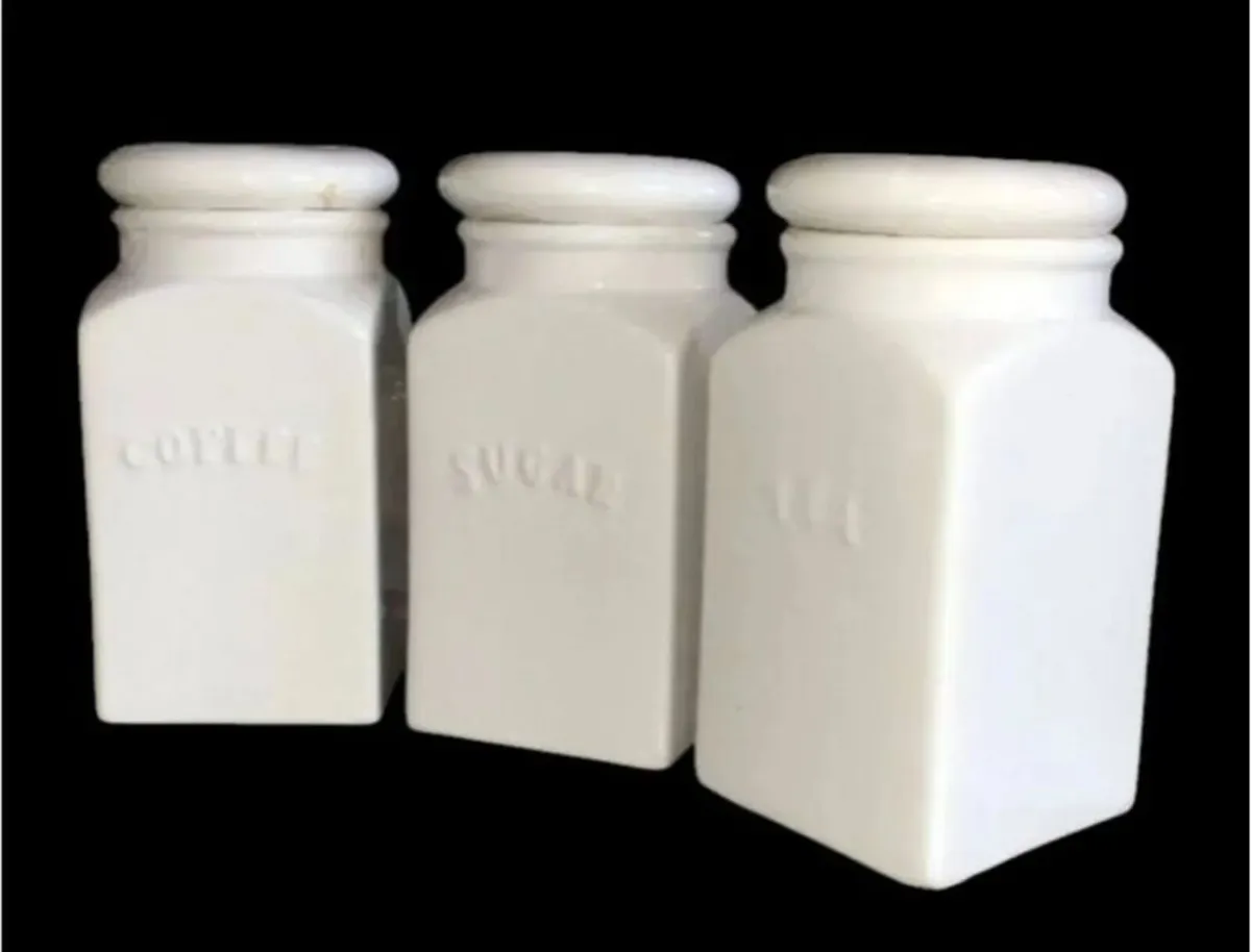 Pristine Large Vintage Canister Set Trilogy - Image 4