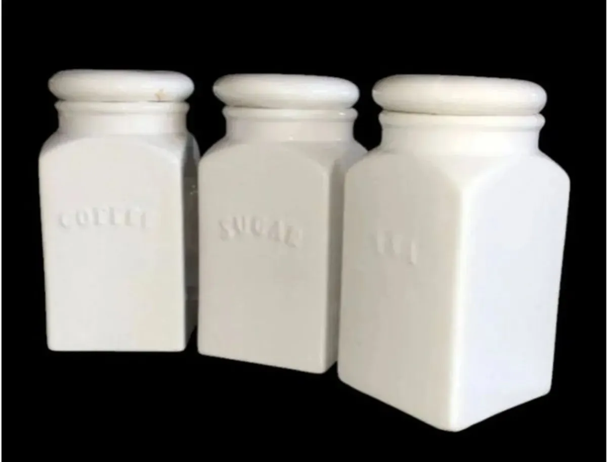 Pristine Large Vintage Canister Set Trilogy - Image 1