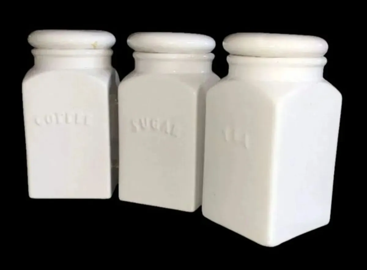 Pristine Large Vintage Canister Set Trilogy - Image 3