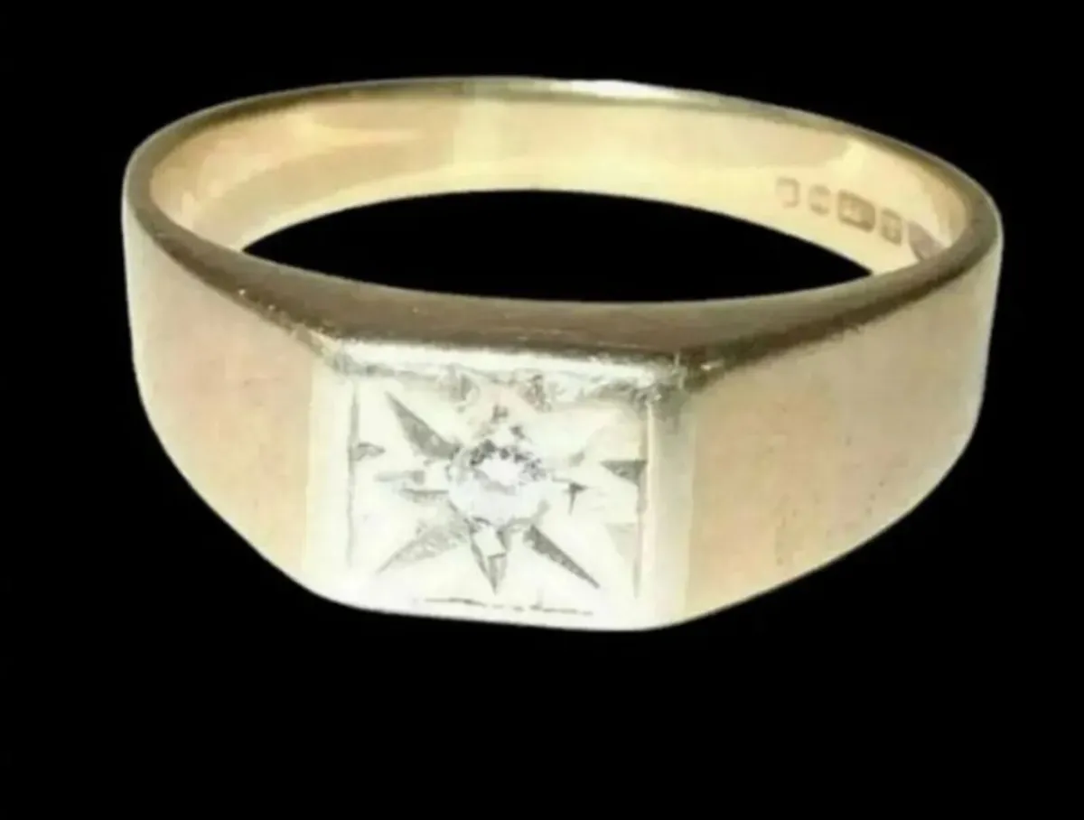 Vintage Hallmarked 9ct Solitaire - Image 3