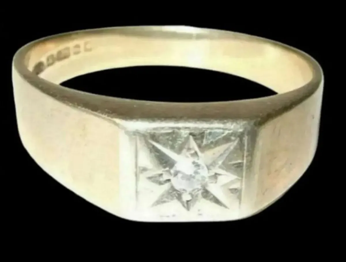 Vintage Hallmarked 9ct Solitaire - Image 4