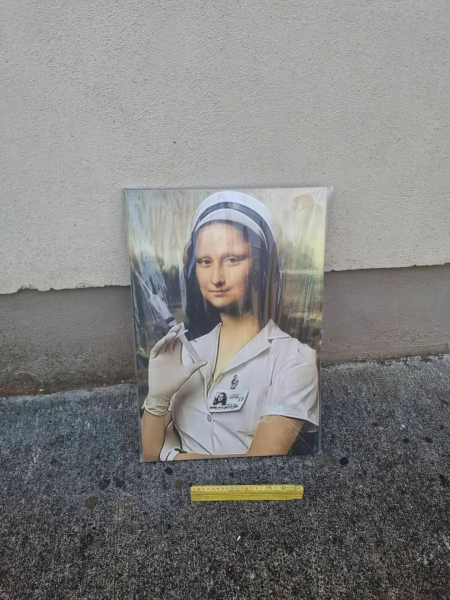 Mona Lisa large canvas - Image 1