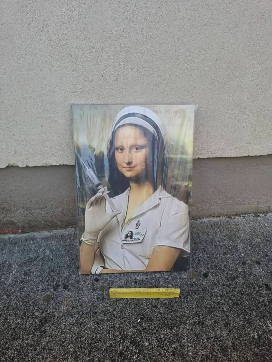 Mona Lisa large canvas - Image 2