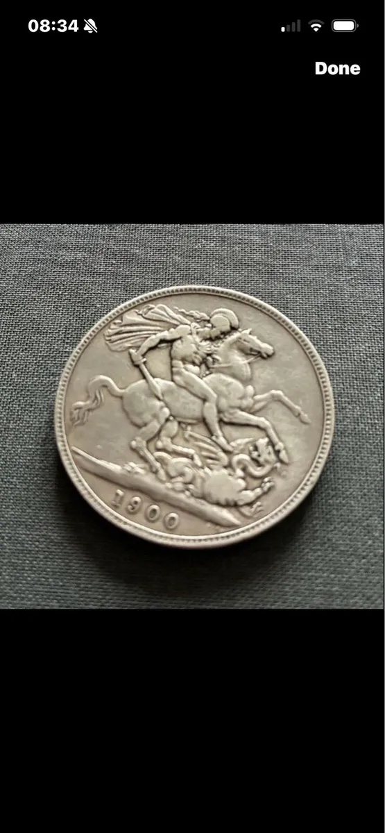 Victoria 1900 Silver Crown LX111 - Image 1