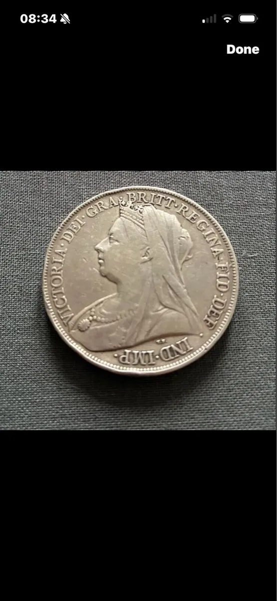 Victoria 1900 Silver Crown LX111 - Image 2