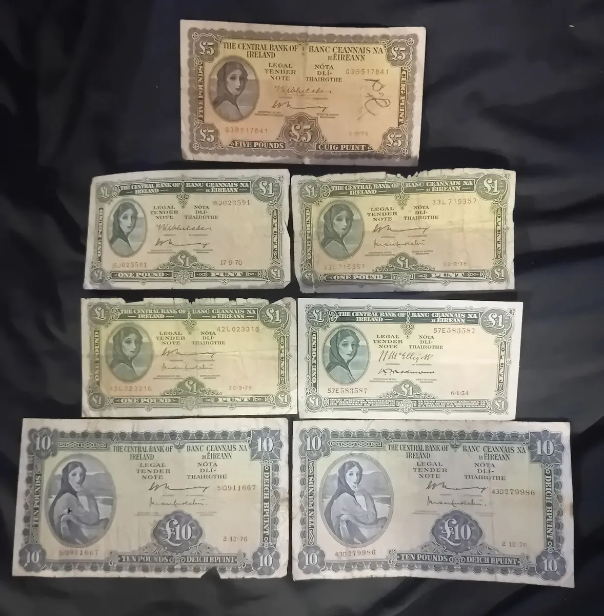Old Irish banknotes - Image 1