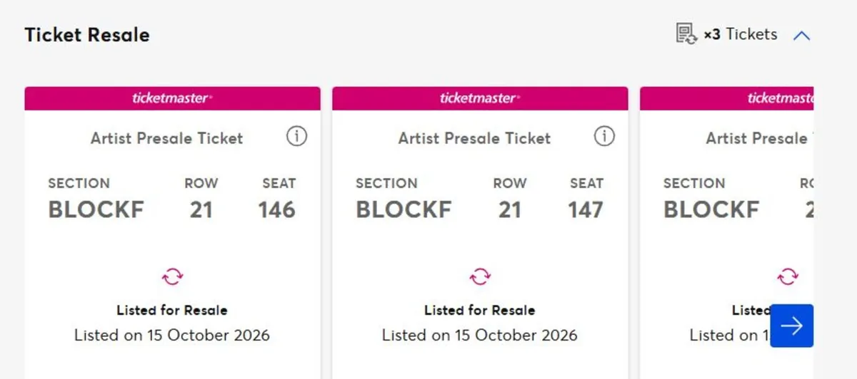 J cole front row seats x 3 - Image 2