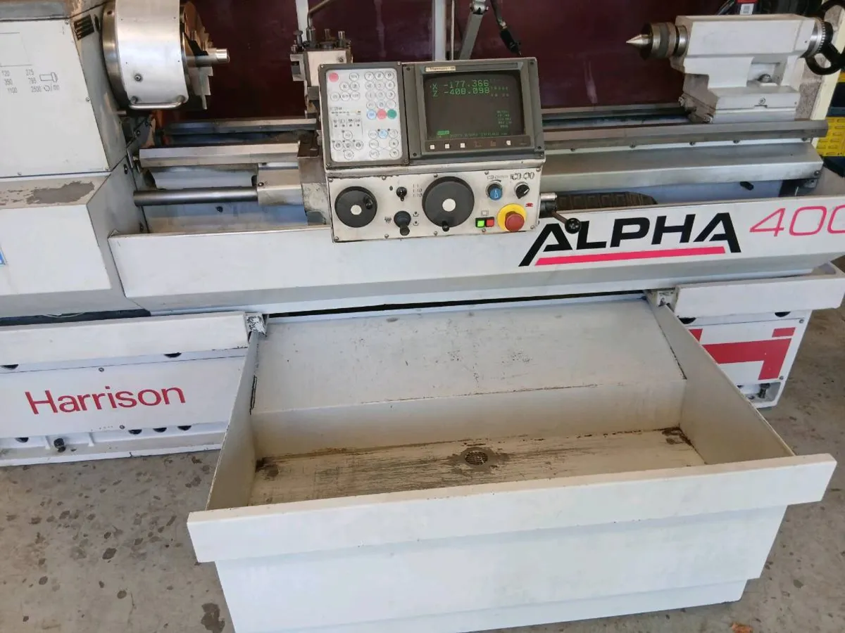 Harrison alpha 400 lathe - Image 1