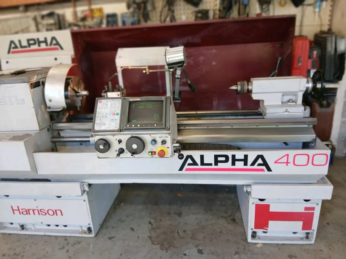 Harrison alpha 400 lathe - Image 3