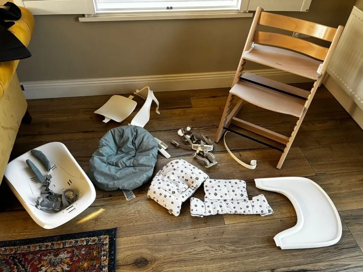 Tripp Trapp High Chair Bundle - Image 1