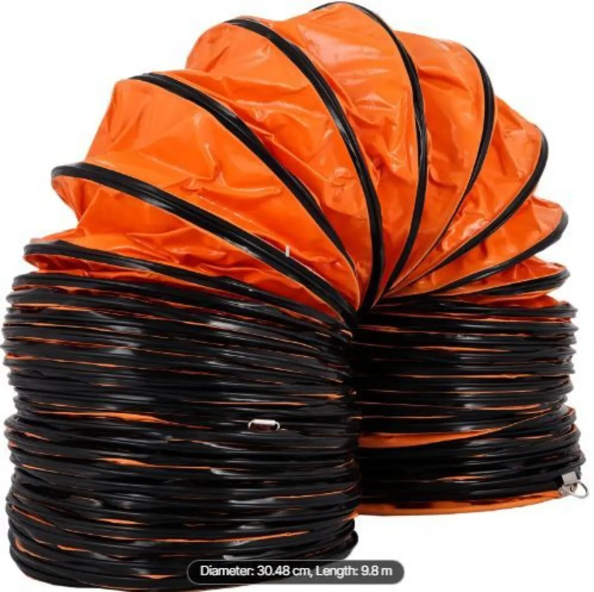 10 M/32ft PVC Flexible Duct Hosing - Image 2