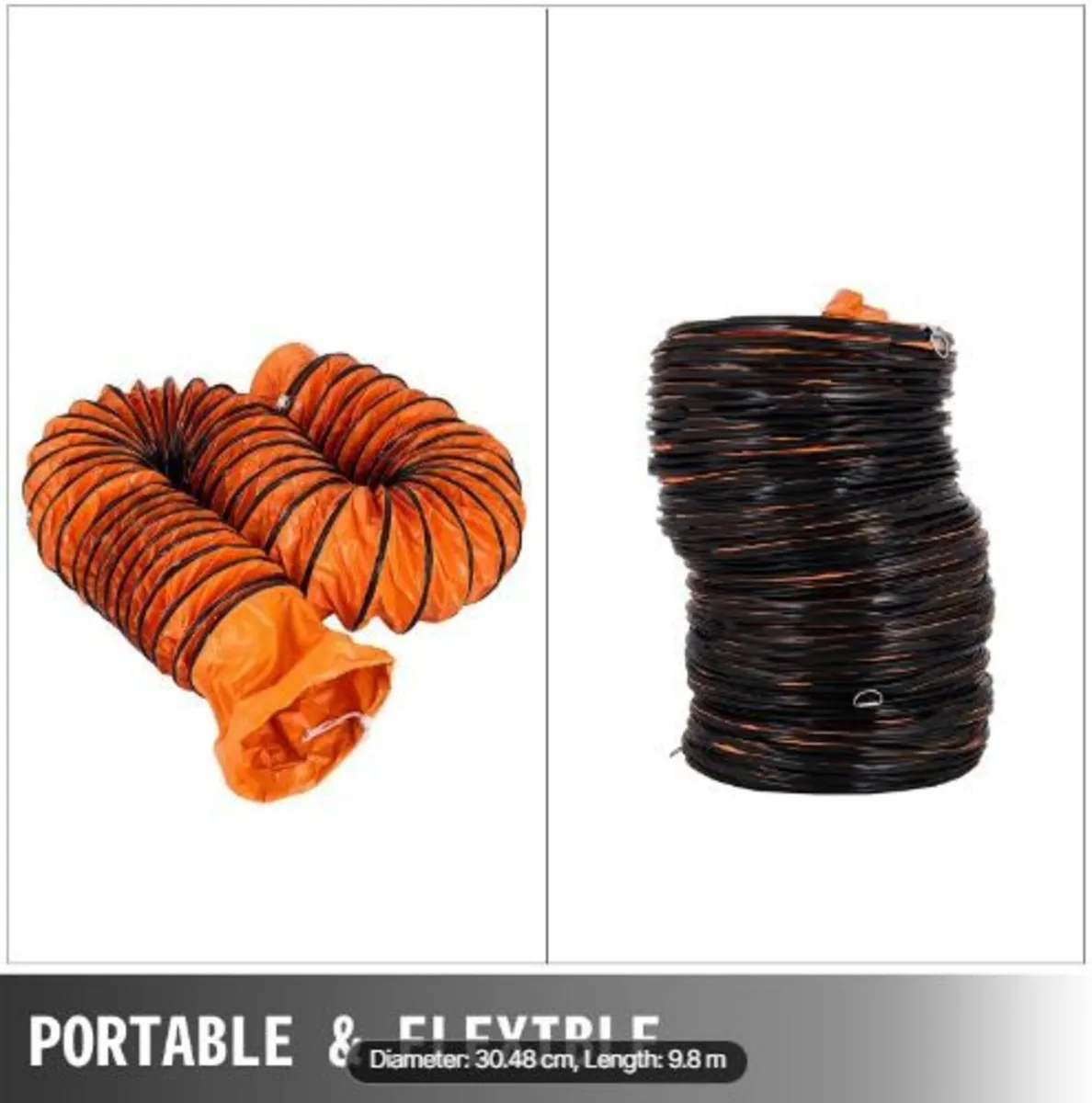10 M/32ft PVC Flexible Duct Hosing - Image 3