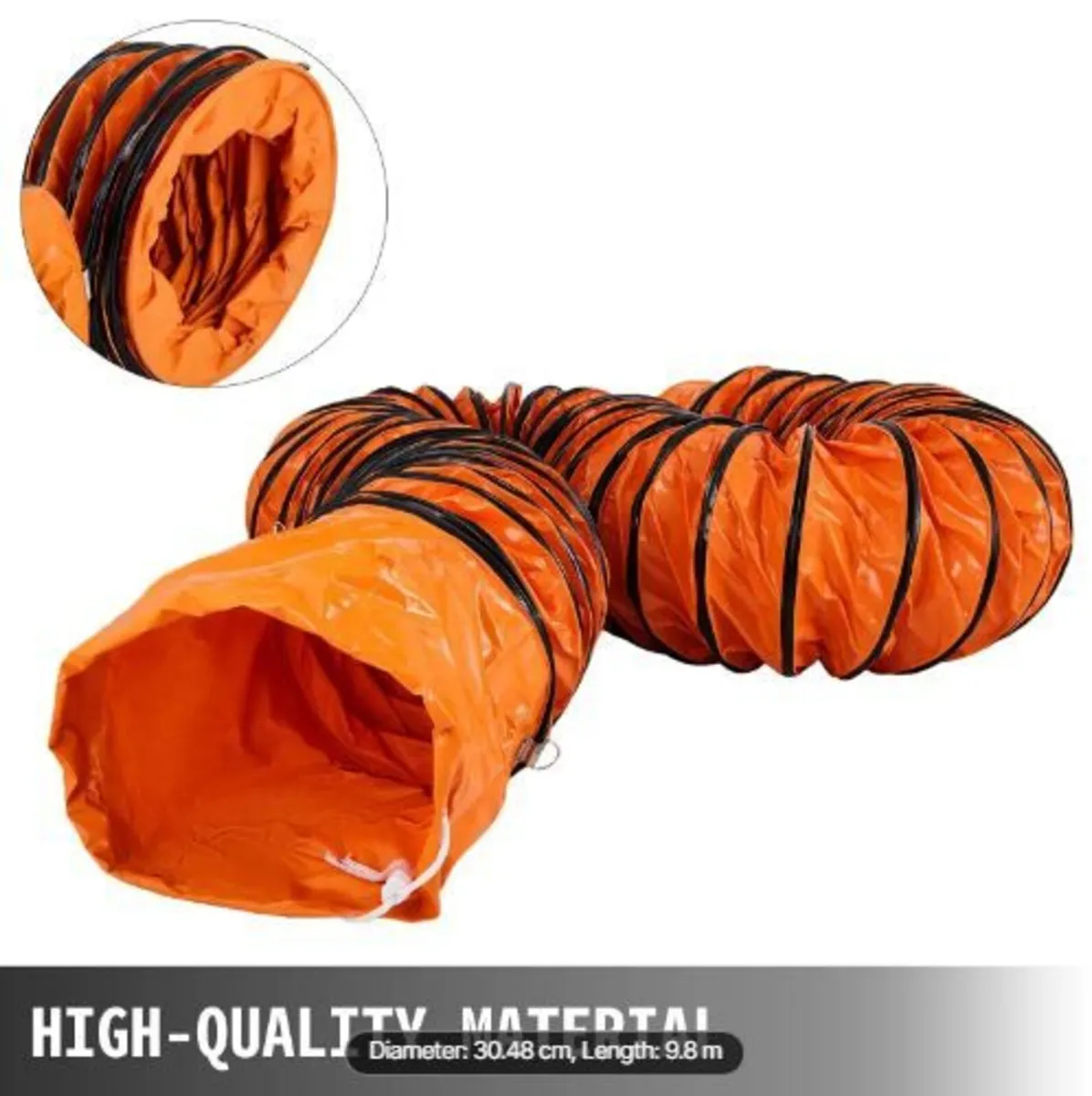 10 M/32ft PVC Flexible Duct Hosing - Image 1