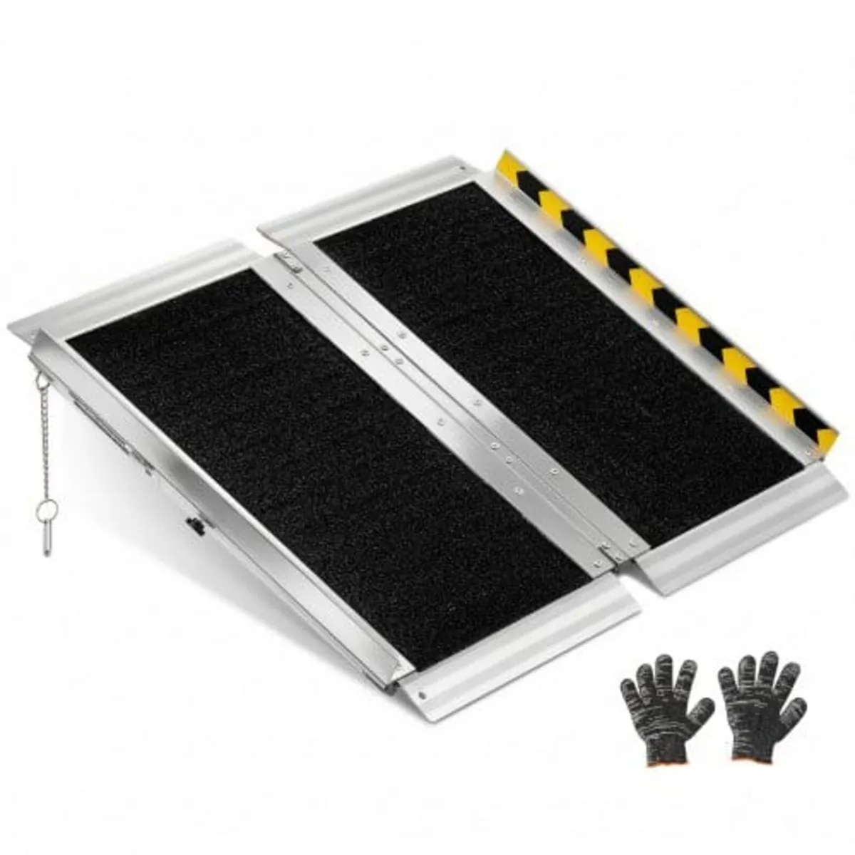 Portable Wheelchair Ramp, 610 mm, Non-Slip Aluminu - Image 1