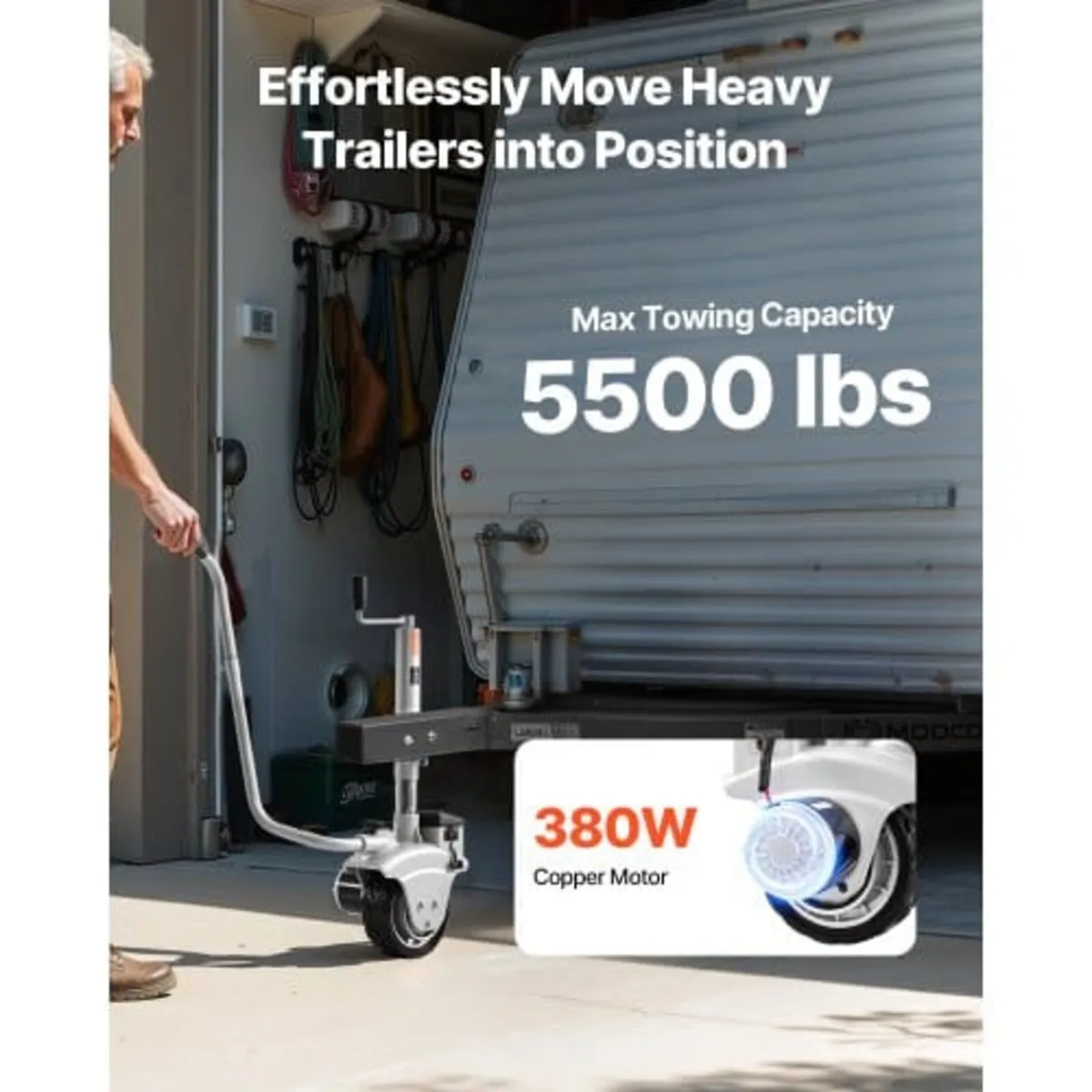 Electric Trailer Dolly, 2.5 T Towing Capacity, 380 - Image 3