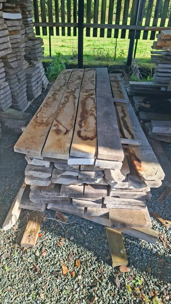 Dry Planked sweet chestnut timber - Image 1