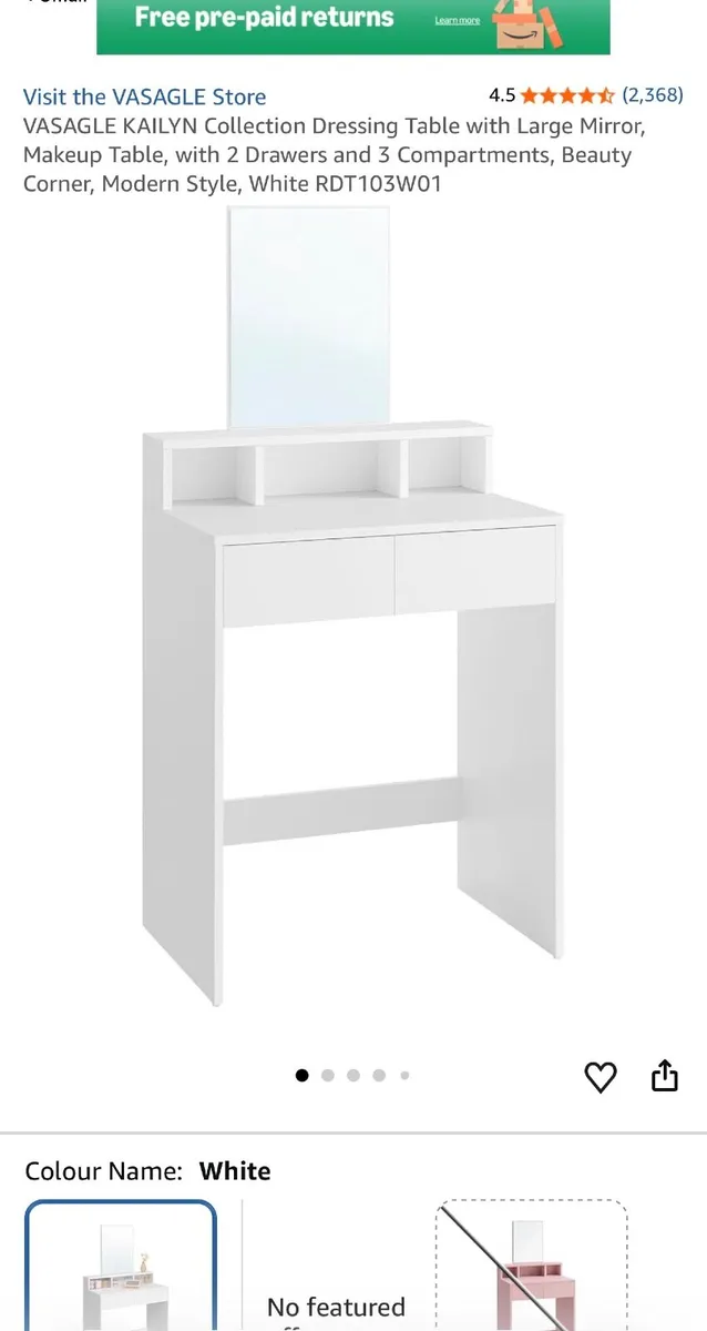 Vanity Table - Image 1