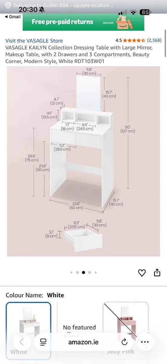 Vanity Table - Image 2