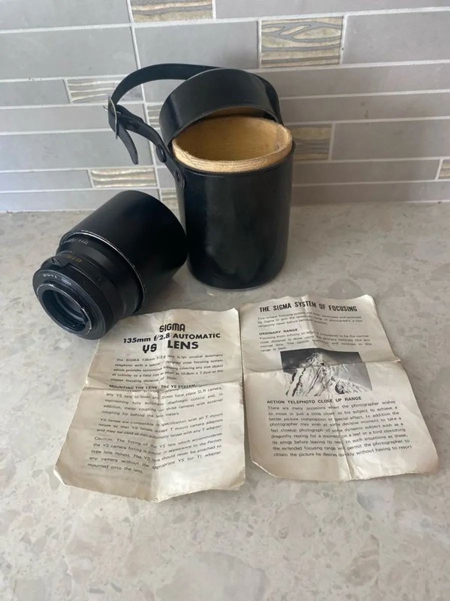 Vintage Sigma 135mm Automatic Camera Lens - Image 2
