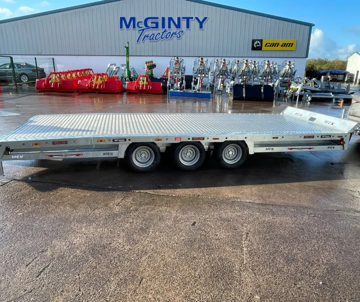 New MCN 18X7 Flatbed Trailer - Image 1