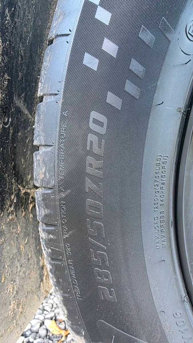 Zelda Arch Force 20" Tyre's 285/50/20 - Image 4