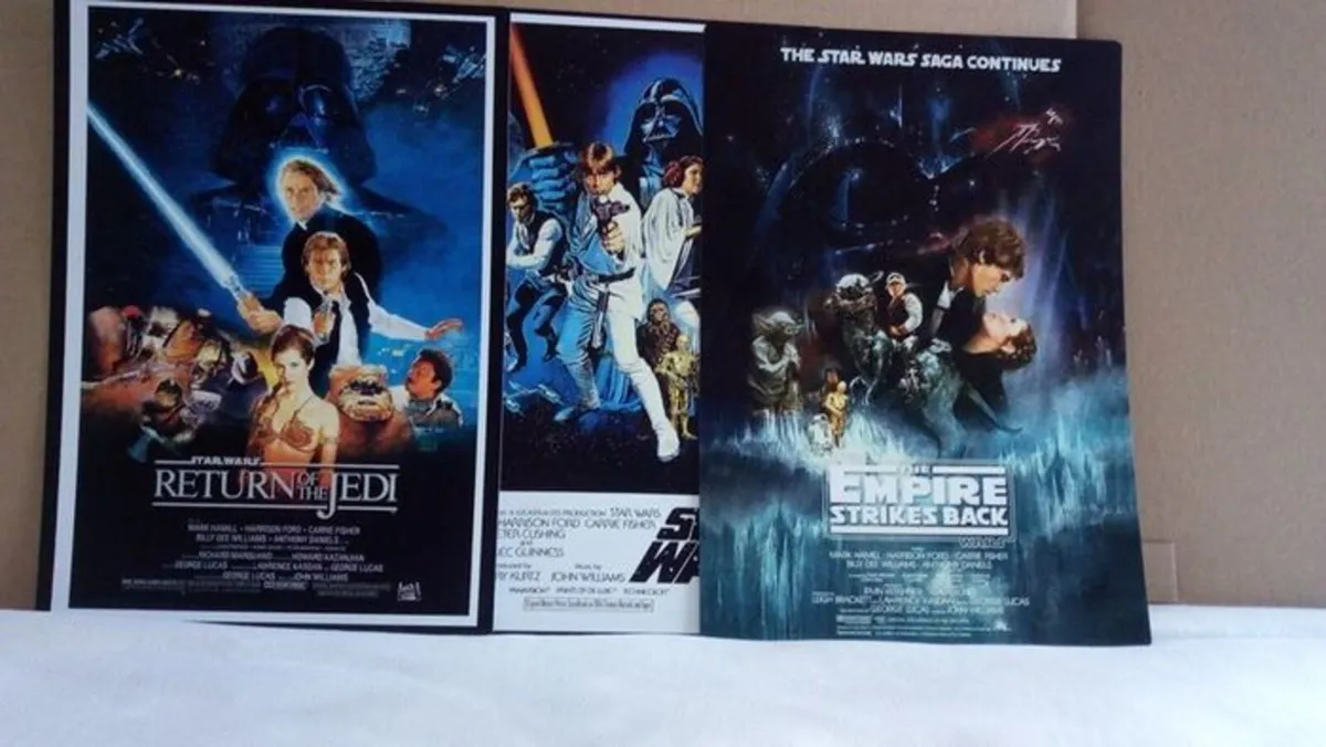 Star wars movie poster, star wars film poster - Image 1