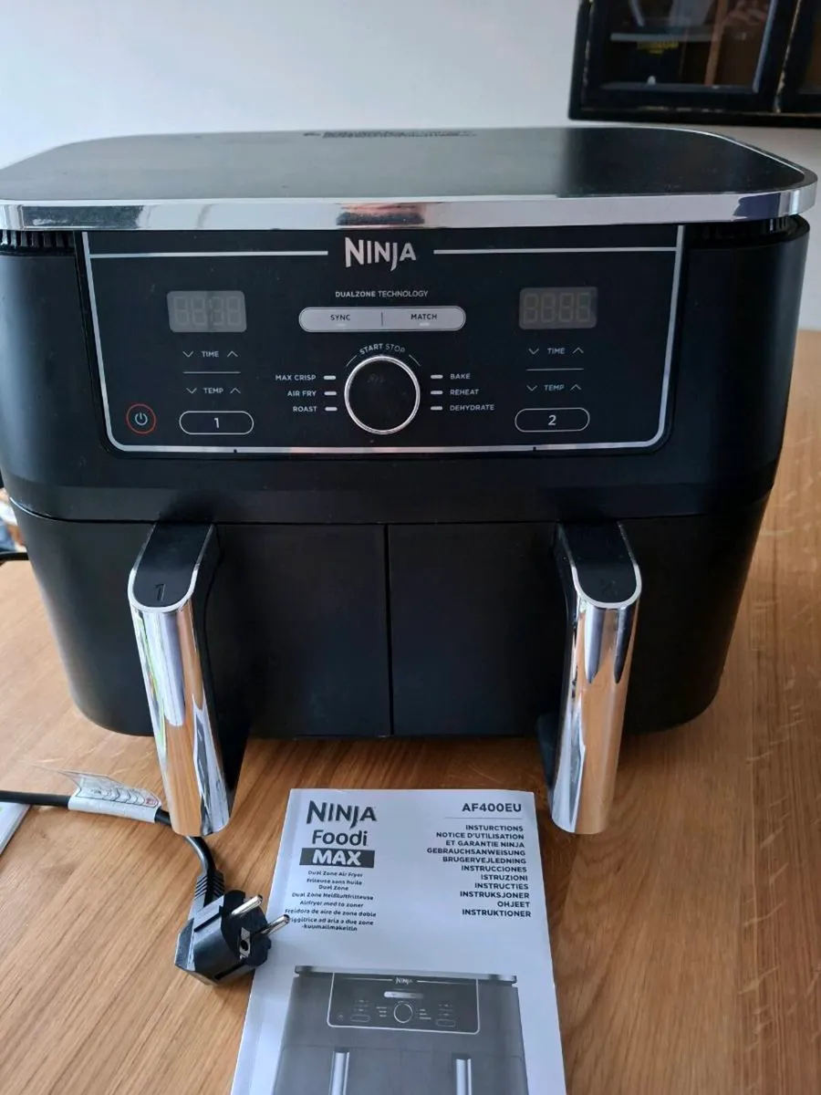 Ninja airfryer air fryer foodi max used AF400EU - Image 1