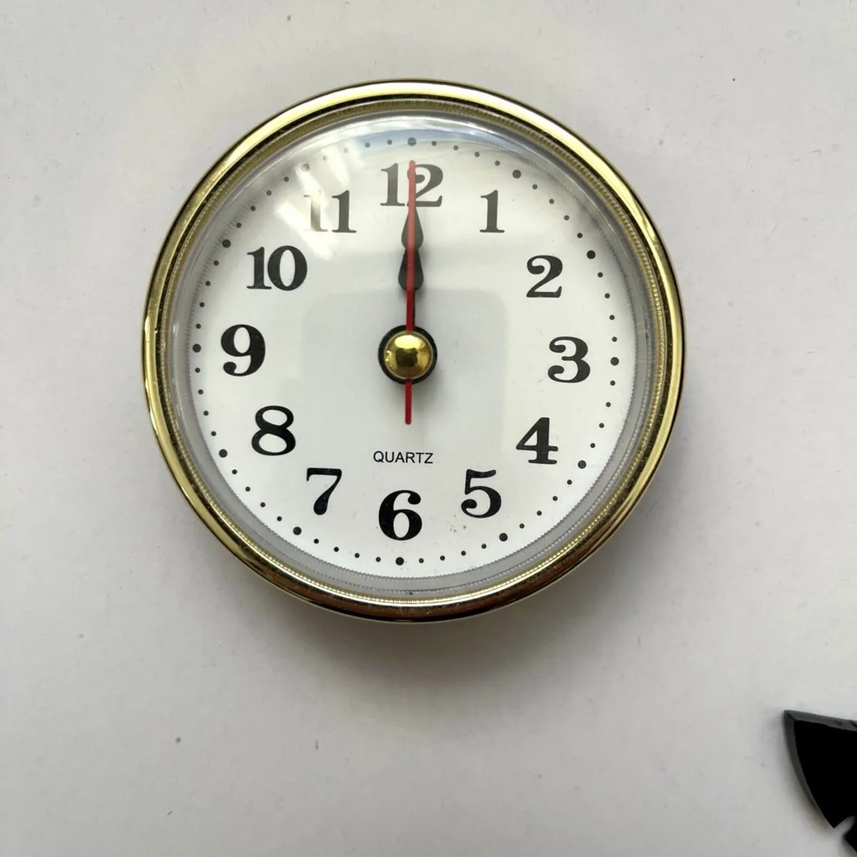New 65mm Gold Clock Inserts, Woodturning & Crafts - Image 1