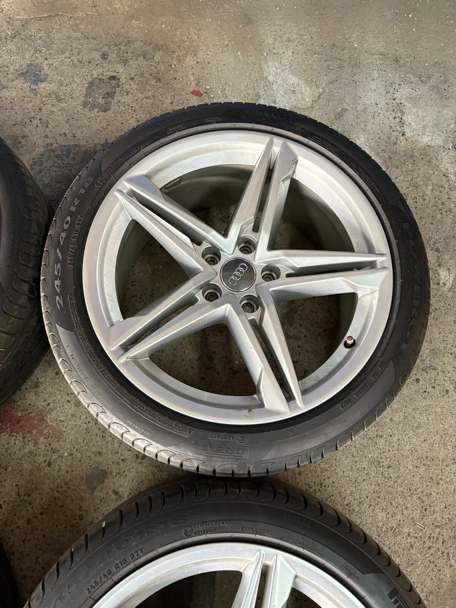 Audi A4 / A5 18 inch 5x112 Alloys Pirelli Tyres - Image 4