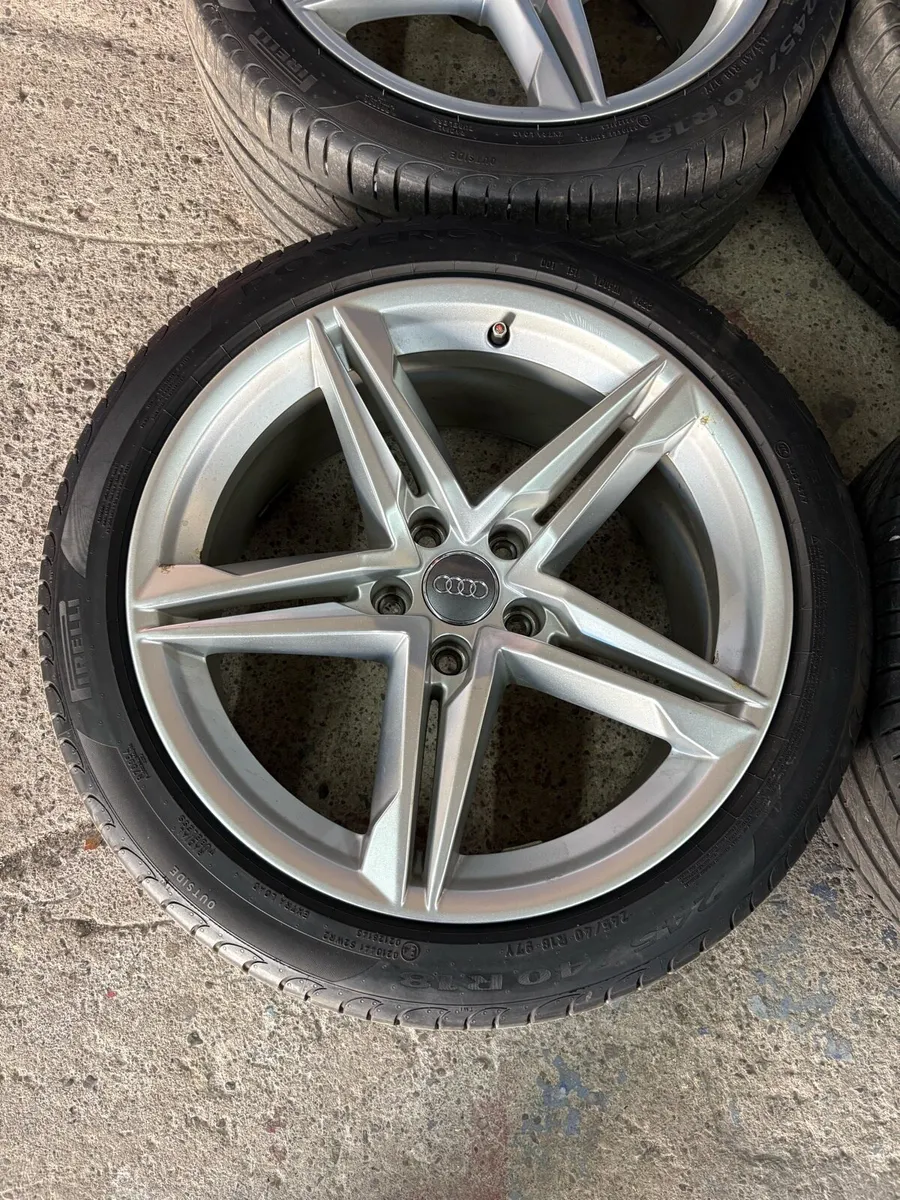 Audi A4 / A5 18 inch 5x112 Alloys Pirelli Tyres - Image 2